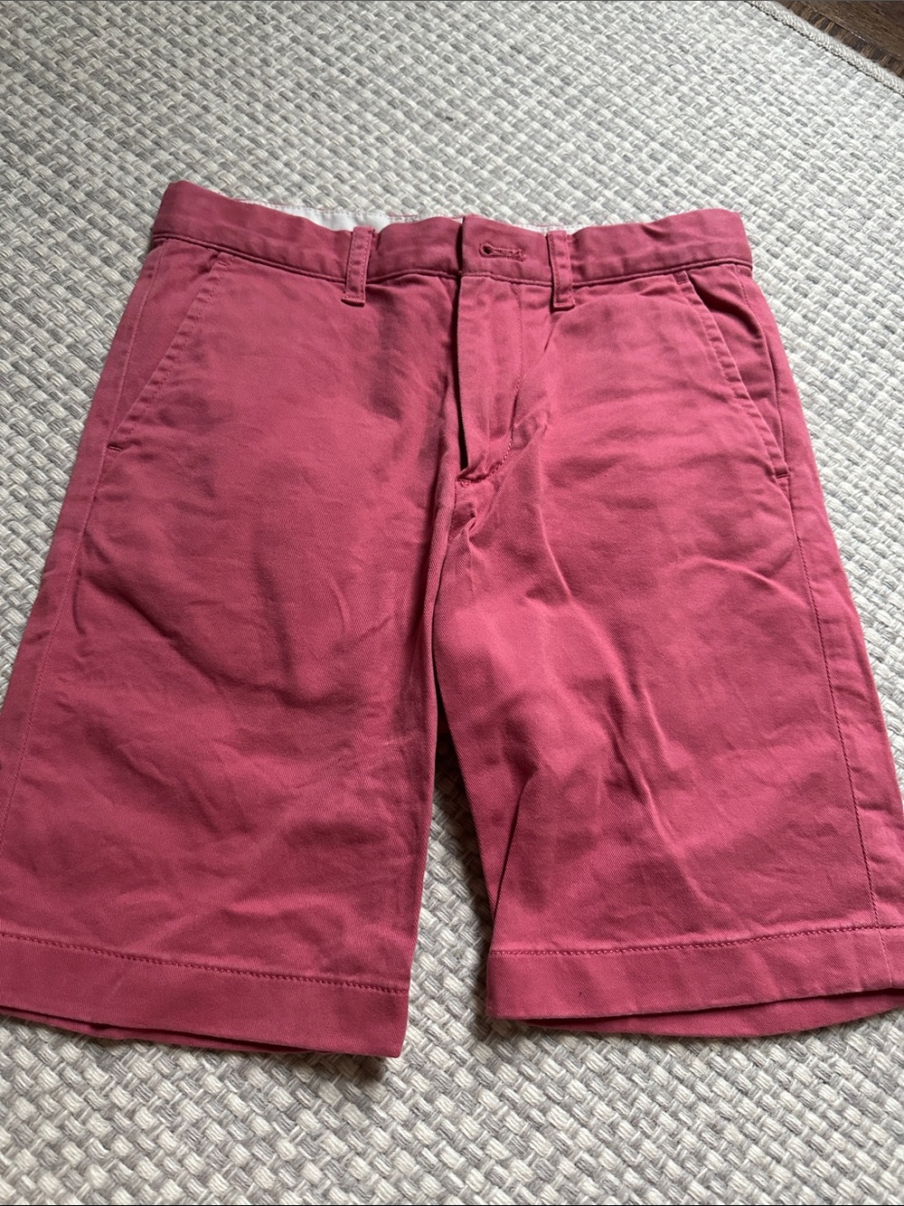 J. Crew Kids Cotton Chino Shorts in Rose